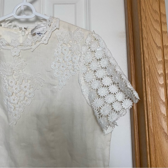 Anthropologie Corey Lynn Calter Lorient Linen Dress Size 6 Petite - Picture 5 of 8